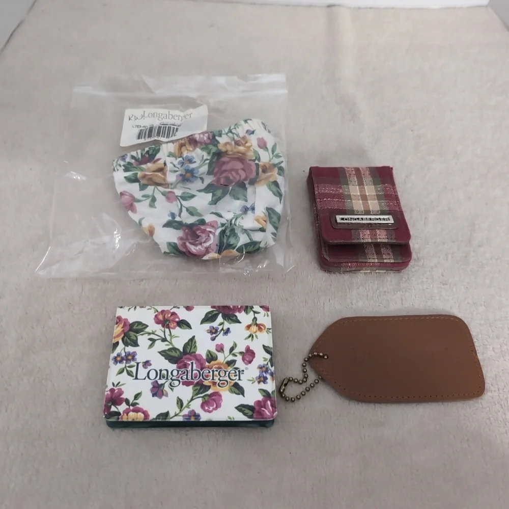 Longaberger Pen Pal Pencil Basket Liner Garden Splendor & Misc Items